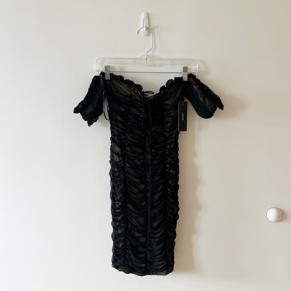 Lulus mini off the shoulder bodycon dress